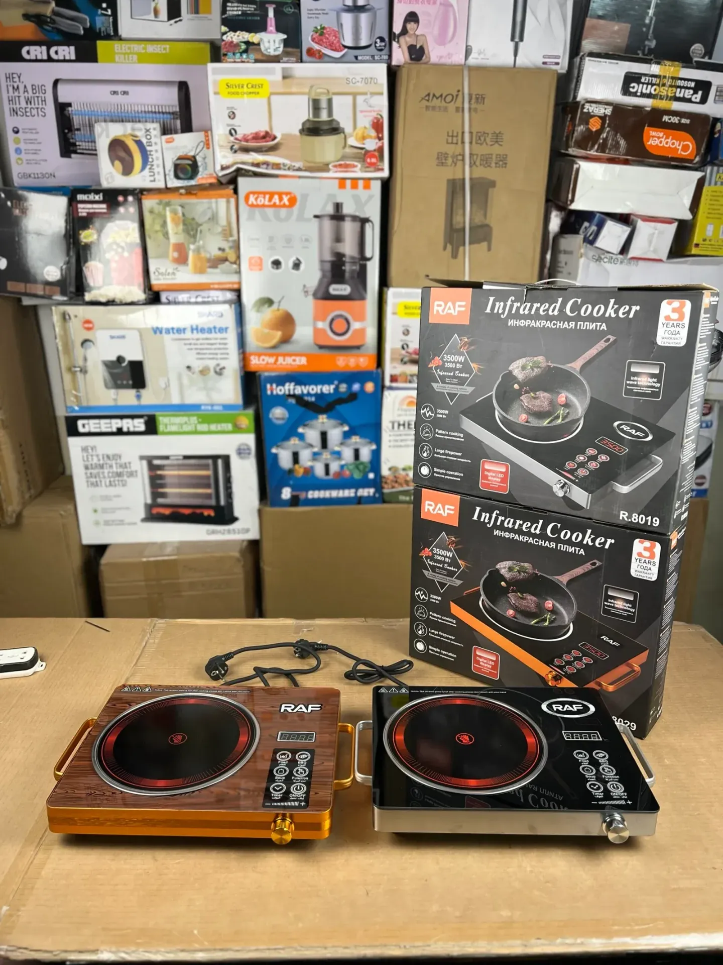 RAF Infrared Cooker 3500W Digital Electric Stove with Micro-Crystal Plate