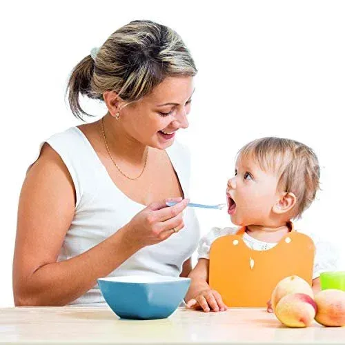 First Stage Baby Infant Spoons  Soft Silicone Baby Spoons Training Spoon Gift Set For Infant