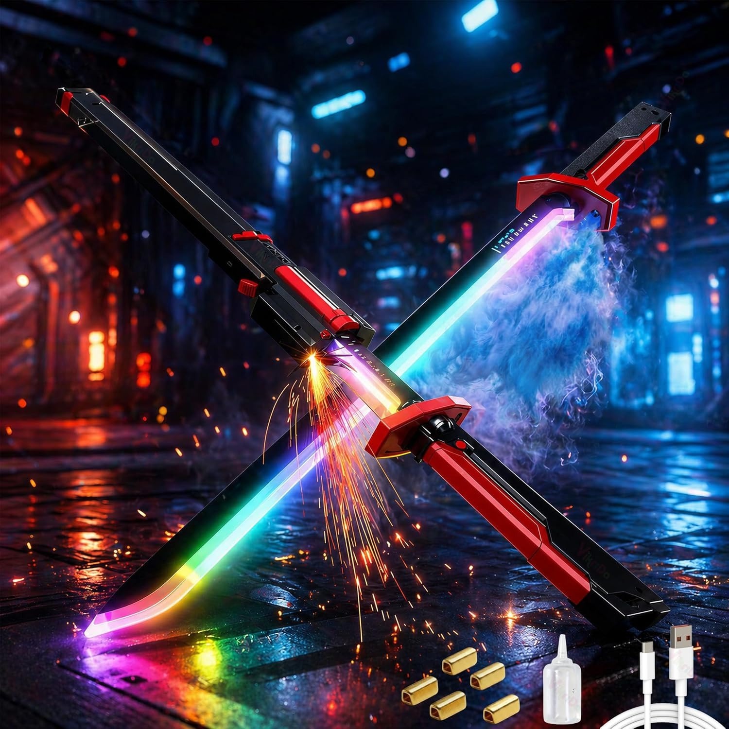 Sparkblade LED Sword with Smoke and Spark Effects
