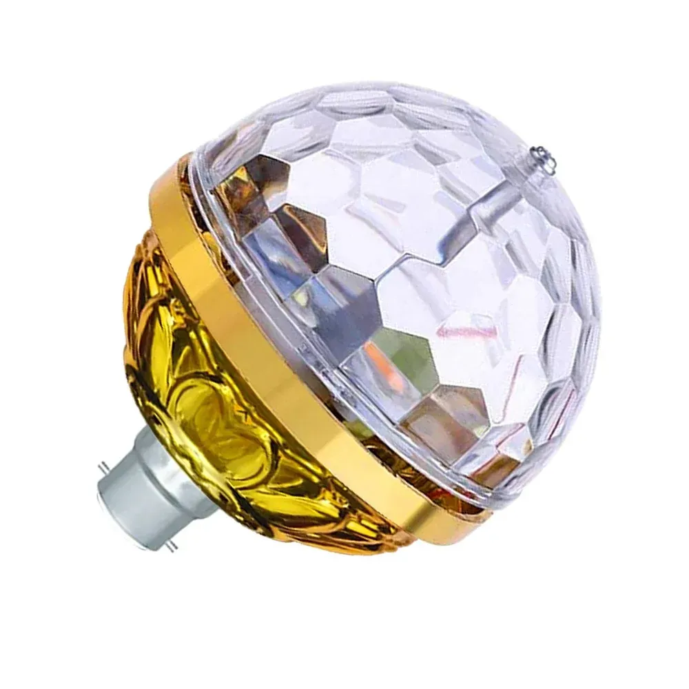 Multi color Golden Jumbo Rotating Disco Bulb