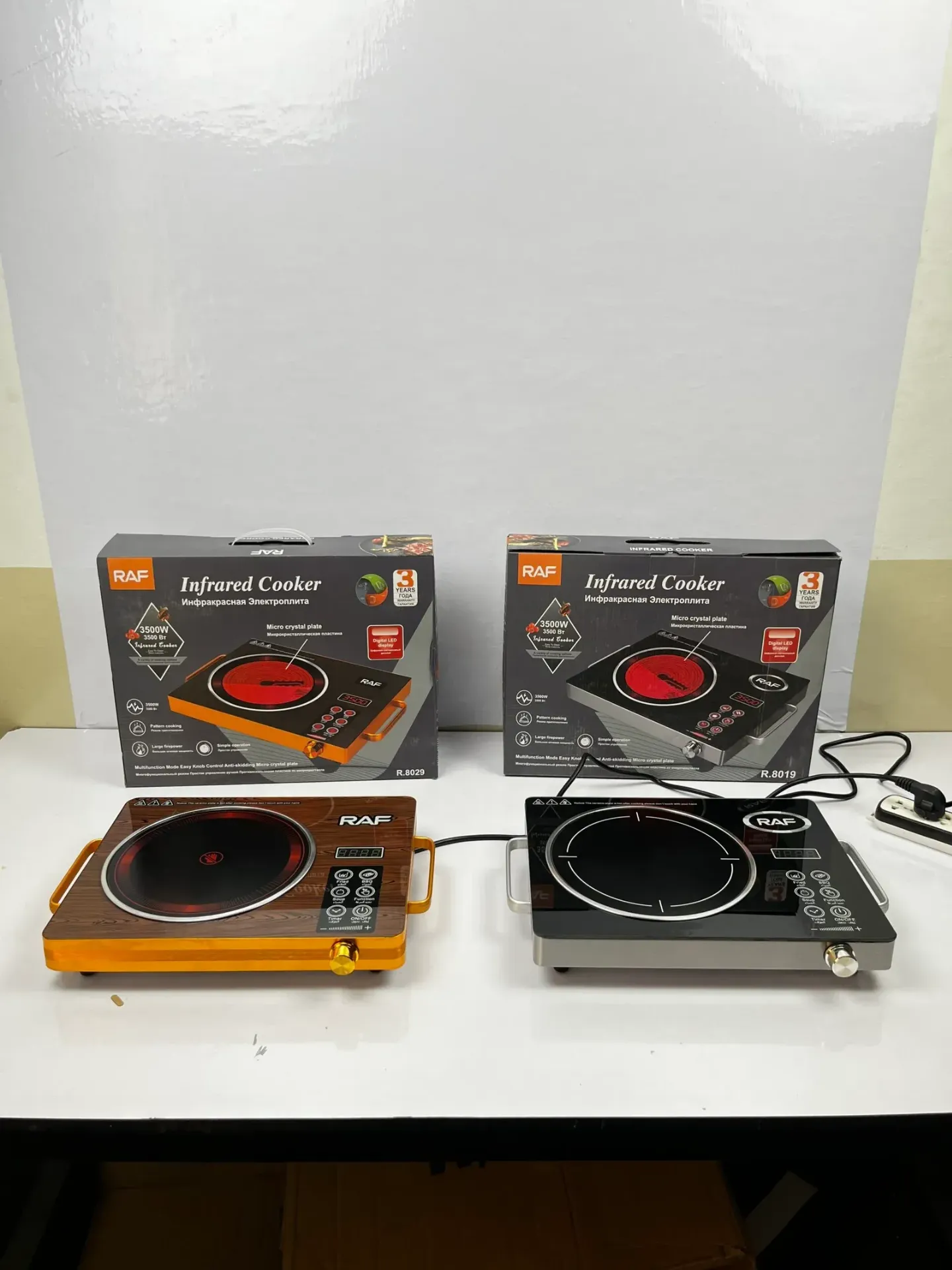 RAF Infrared Cooker 3500W Digital Electric Stove with Micro-Crystal Plate