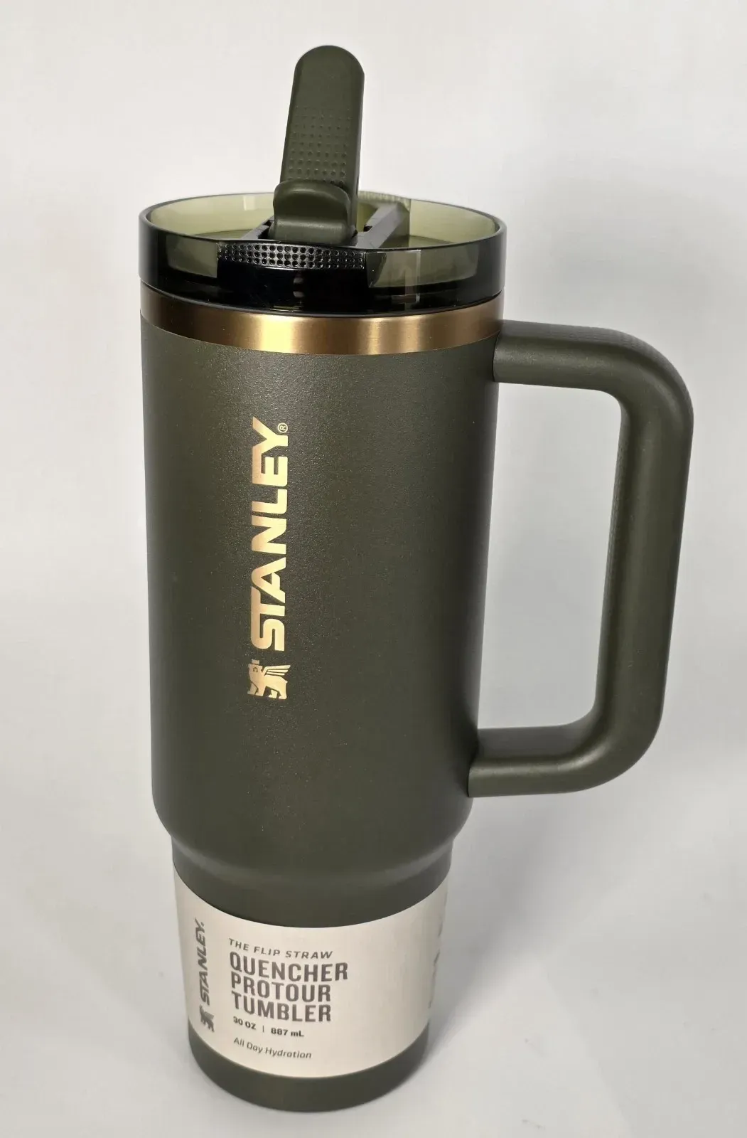 Stanley Flip Straw Stanley ProTour Quencher - 40oz | Limited Edition GREEN RARE Stanley 30oz Cypress ProTour Quencher Tumbler LIMITED EDITION