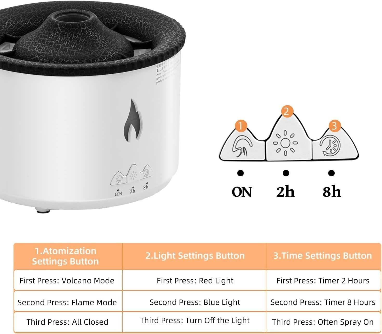 Volcano Aromatherapy Humidifier